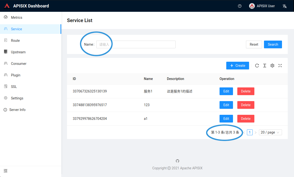 APISIX Dashboard